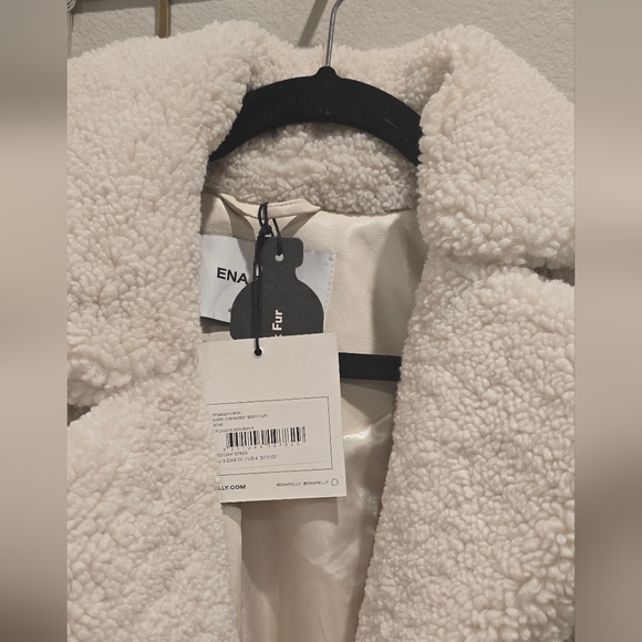 ENA PELLY Harri Oversized Teddy Coat - Picture 4 of 5